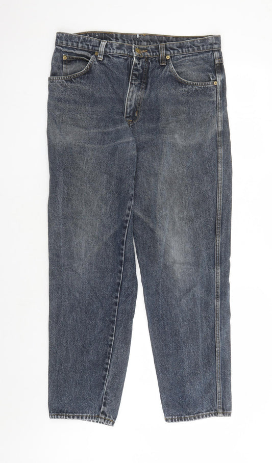 Cohn Cisco Mens Blue Cotton Straight Jeans Size 36 in L29 in Regular Zip - Pockets