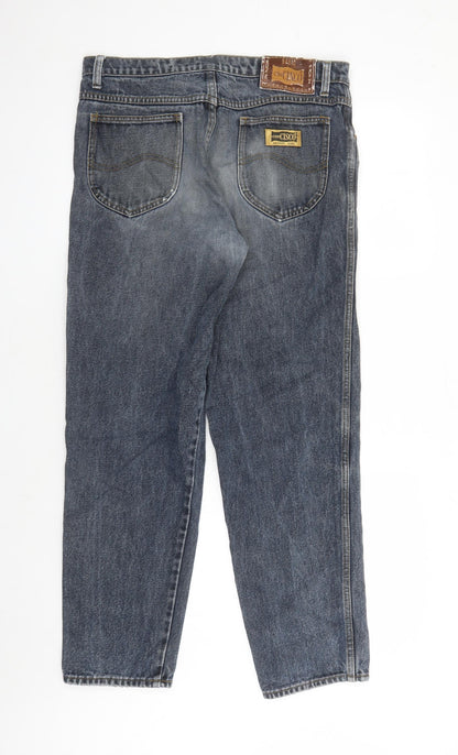 Cohn Cisco Mens Blue Cotton Straight Jeans Size 36 in L29 in Regular Zip - Pockets