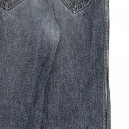 Cohn Cisco Mens Blue Cotton Straight Jeans Size 36 in L29 in Regular Zip - Pockets