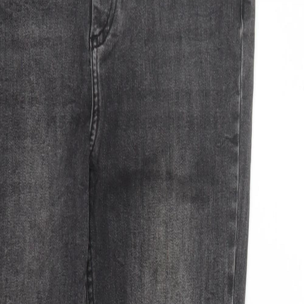 Womens UK Size S Pieces Regular Fit Skinny Grey Jeans