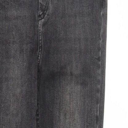 Womens UK Size S Pieces Regular Fit Skinny Grey Jeans