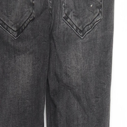 Womens UK Size S Pieces Regular Fit Skinny Grey Jeans