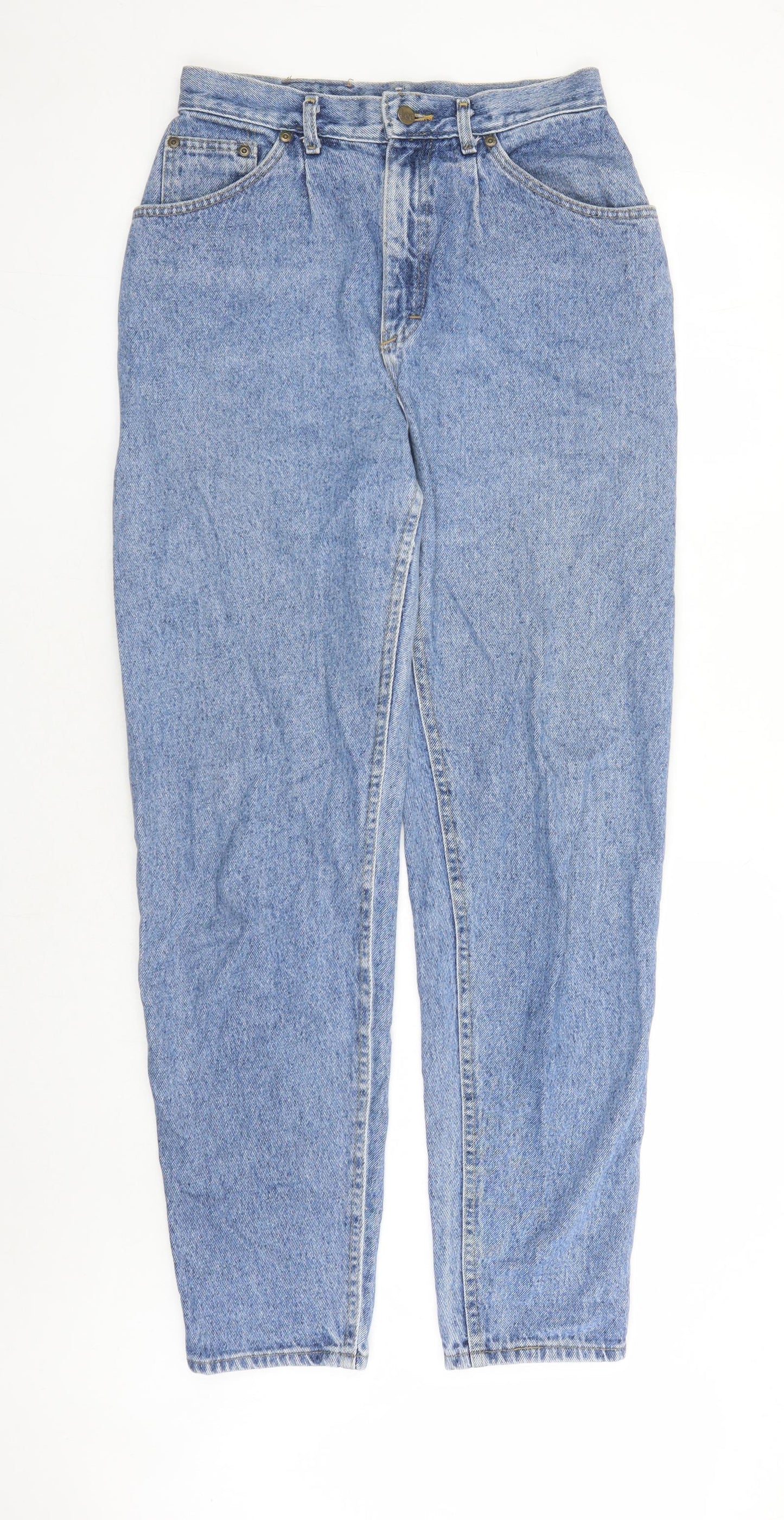 Lee Mens Blue Polyester Straight Jeans Size 30 in L31 in Regular Zip - Pockets