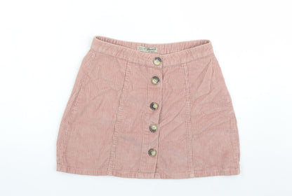 Womens UK Size 10 Denim & Co. Mini Corduroy Skirt