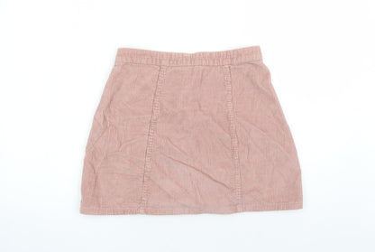 Womens UK Size 10 Denim & Co. Mini Corduroy Skirt