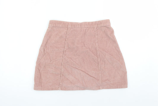 Womens UK Size 10 Denim & Co. Mini Corduroy Skirt