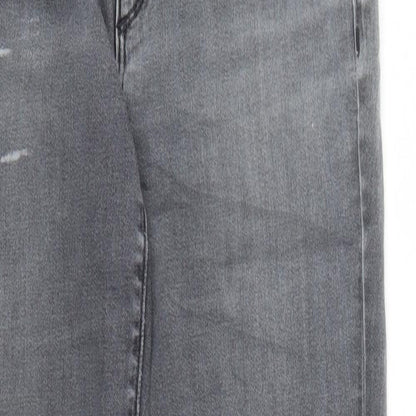 Womens UK Size 30 in LOFT Regular Fit Straight Grey Jeans