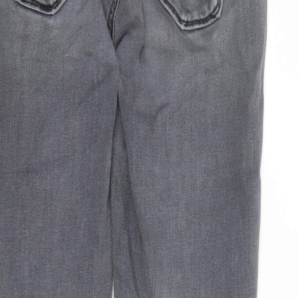 Womens UK Size 30 in LOFT Regular Fit Straight Grey Jeans