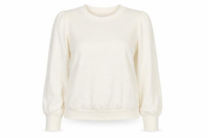 Beloved Womens Ivory Polyester Pullover Sweatshirt Size M Pullover - Sequins