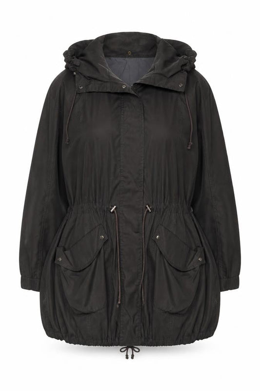 Womens UK Size 14 Limited Collection Brown Rain Coat