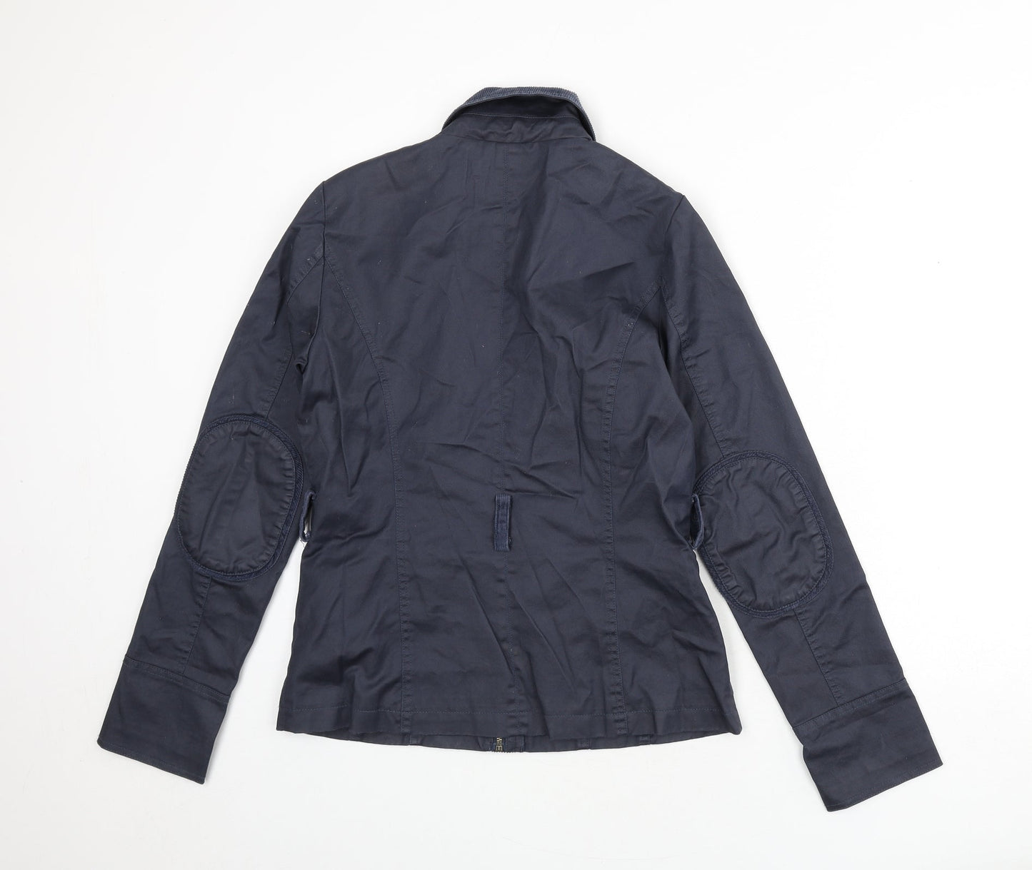 Coated London Womens Blue Jacket Size 10 Snap