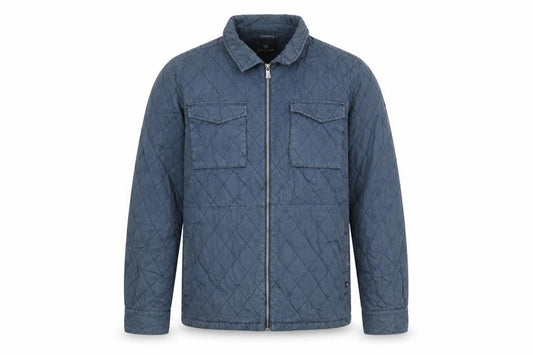 Mens UK Size L Scotch & Soda Blue Quilted Coat
