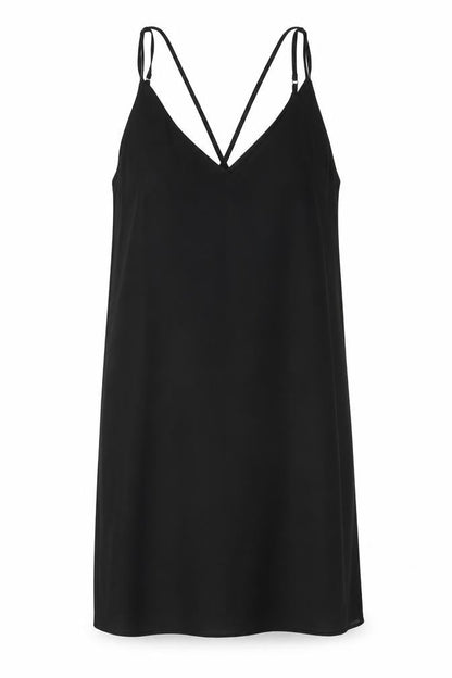 Topshop Womens Black Polyester Sheath Size 10 V-Neck Pullover