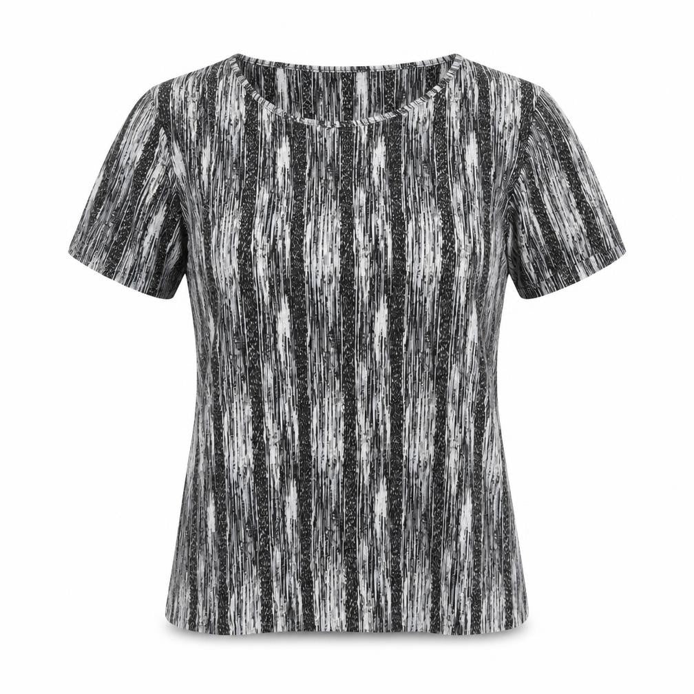 Womens UK Size S Reflections Multicoloured Basic T-Shirt