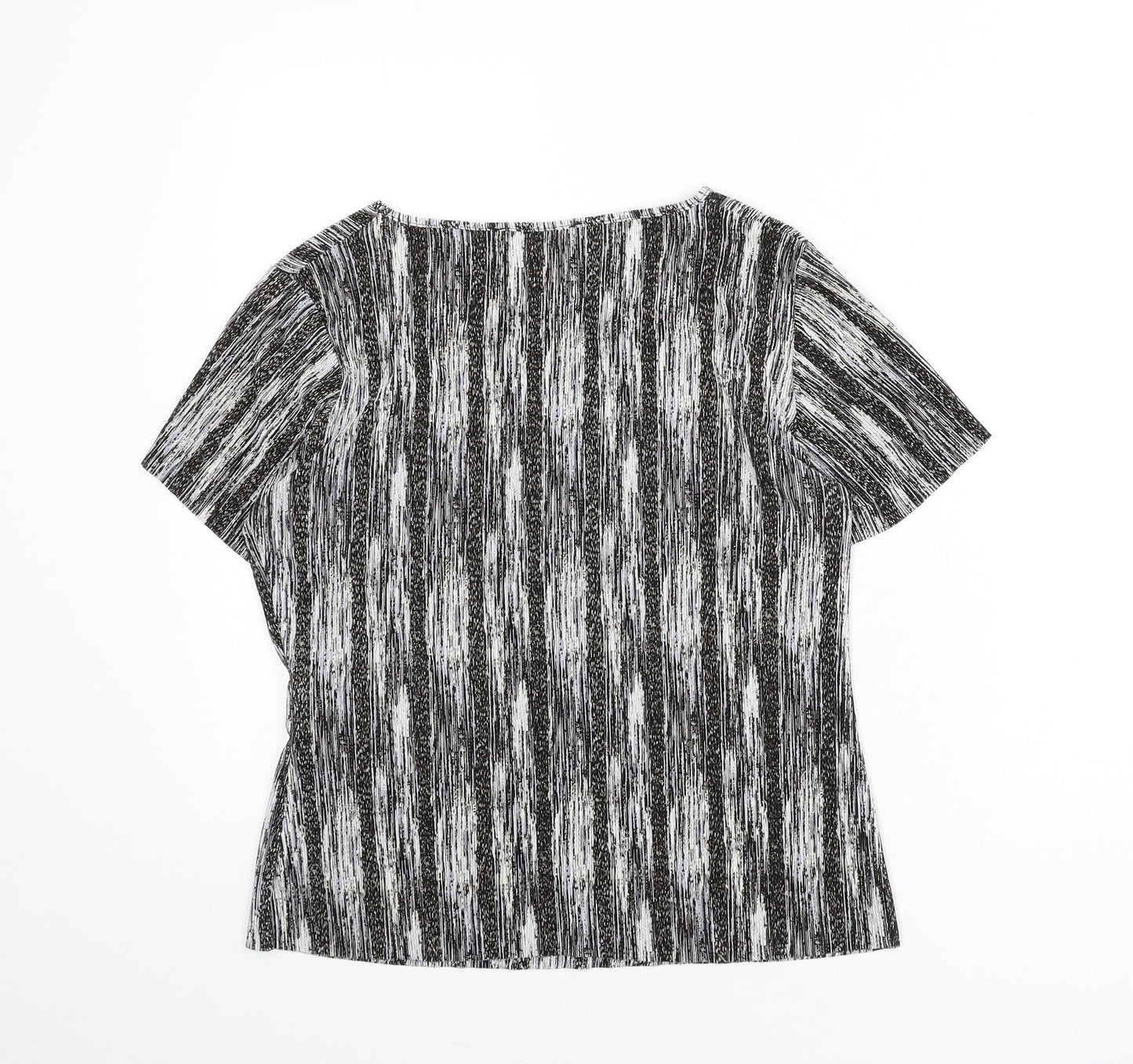 Womens UK Size S Reflections Multicoloured Basic T-Shirt