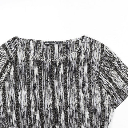 Womens UK Size S Reflections Multicoloured Basic T-Shirt