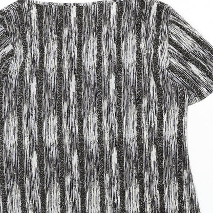 Womens UK Size S Reflections Multicoloured Basic T-Shirt