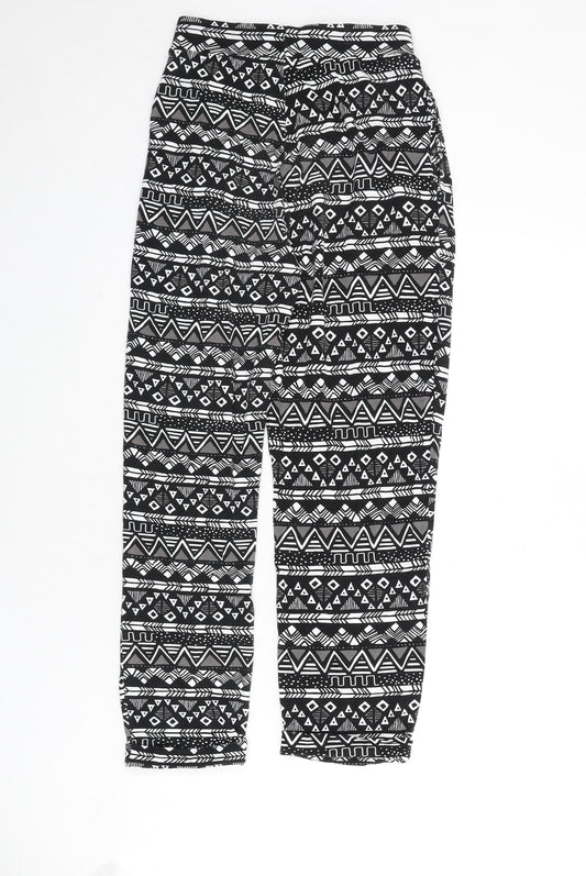 Womens UK Size 6 ASOS Regular Fit  Multicoloured Trousers