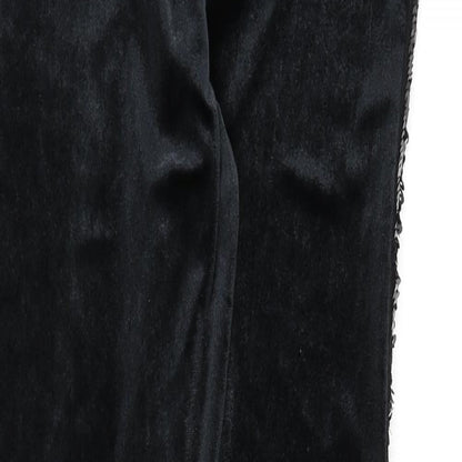Marks and Spencer Girls Black Polyester Capri Trousers Size 14-15 Years L26 in Regular Pullover - Sequins, Leggings