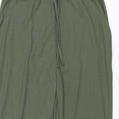 Womens UK Size M Misspap Regular Fit Harem Green Trousers