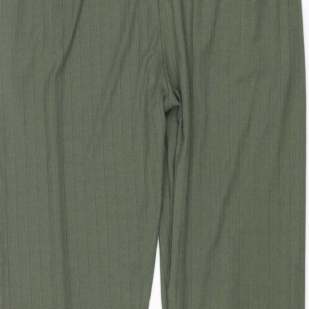 Womens UK Size M Misspap Regular Fit Harem Green Trousers