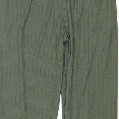 Womens UK Size M Misspap Regular Fit Harem Green Trousers