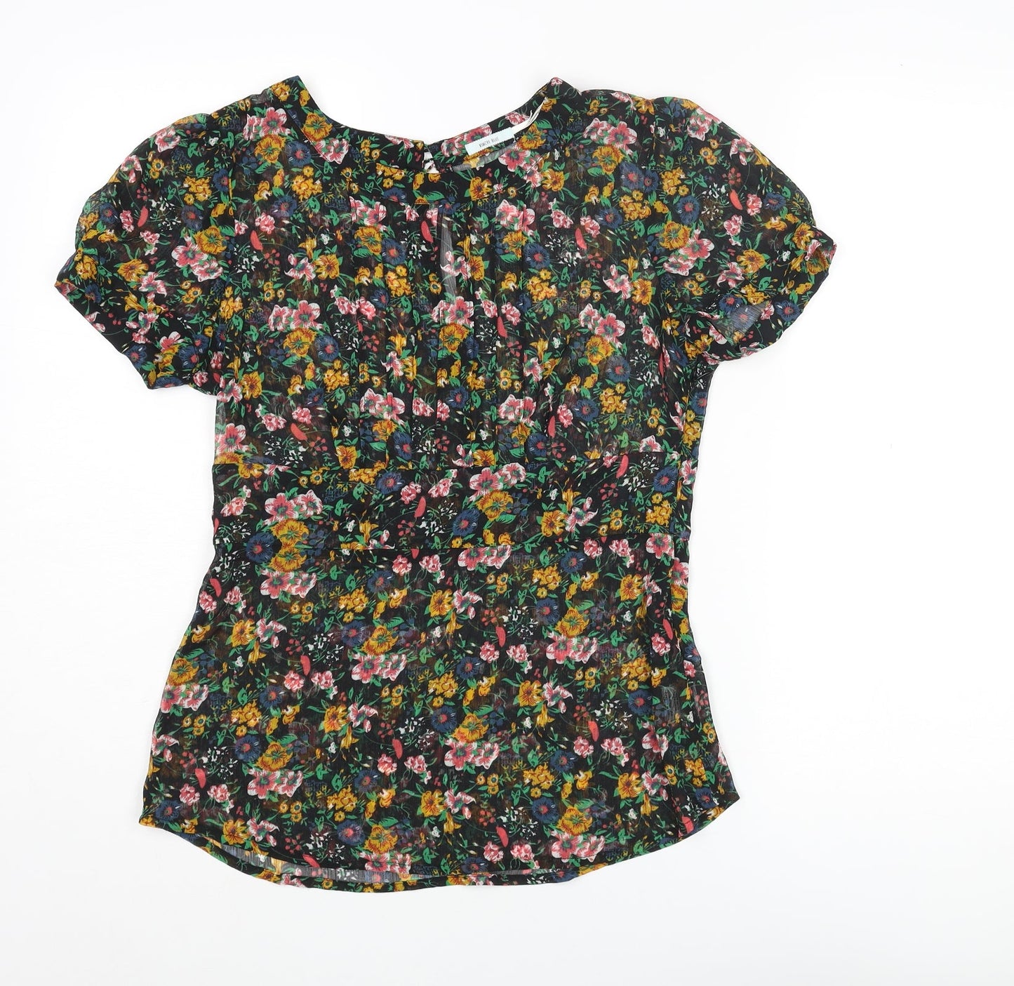 Womens UK Size M Kimchi Blue Multicoloured Basic Blouse
