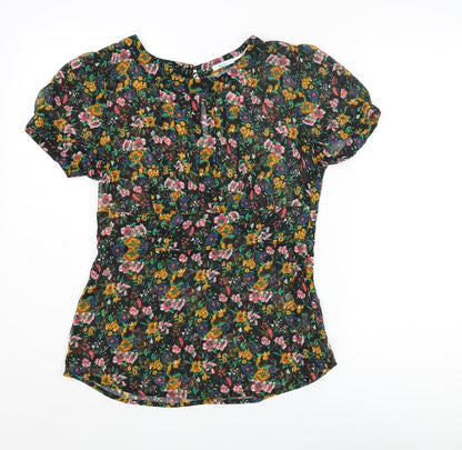 Womens UK Size M Kimchi Blue Multicoloured Basic Blouse