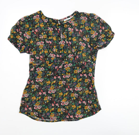Womens UK Size M Kimchi Blue Multicoloured Basic Blouse