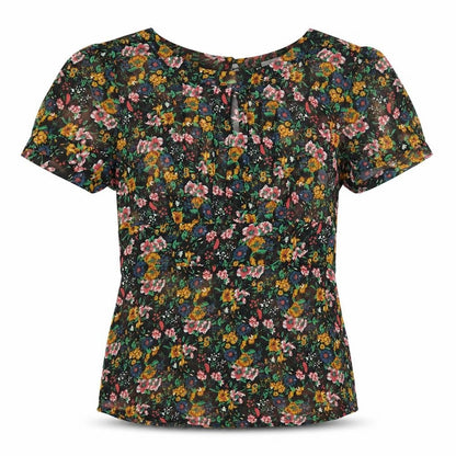 Womens UK Size M Kimchi Blue Multicoloured Basic Blouse