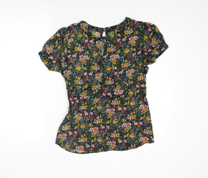Womens UK Size M Kimchi Blue Multicoloured Basic Blouse