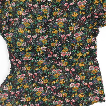 Womens UK Size M Kimchi Blue Multicoloured Basic Blouse