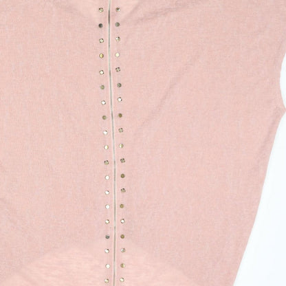 Womens UK Size M Blue Vanilla Pink Pullover Jumper