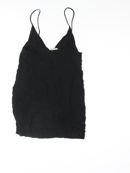 Wilfred Free Womens Black Viscose Camisole Blouse Size 2XS V-Neck