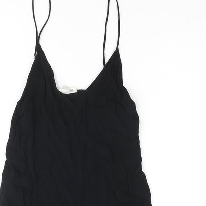 Wilfred Free Womens Black Viscose Camisole Blouse Size 2XS V-Neck