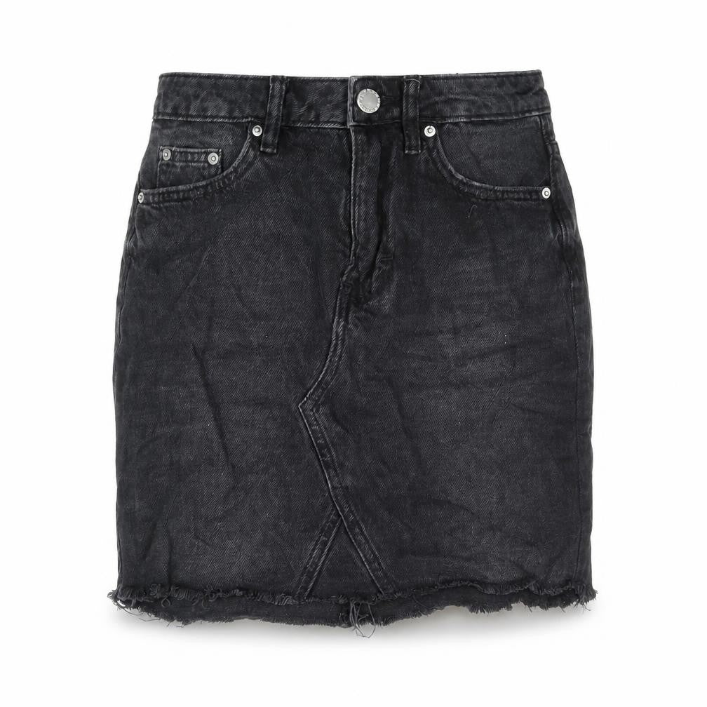 Womens UK Size 4 H&M Mini Denim Skirt