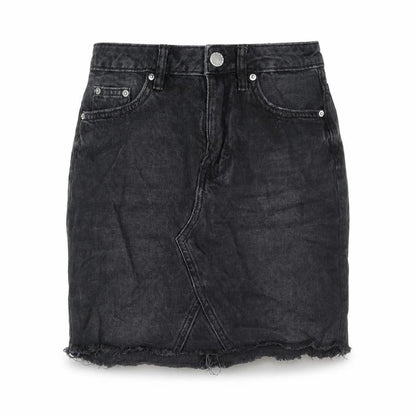 Womens UK Size 4 H&M Mini Denim Skirt
