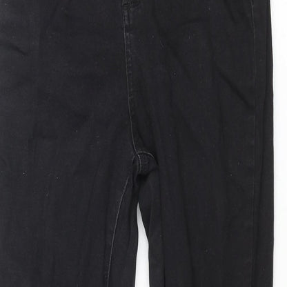Denim & Co. Womens Black Cotton Skinny Jeans Size 10 L29 in Regular Zip