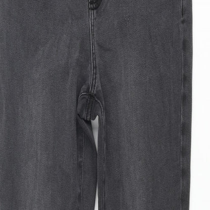 Daily Ritual Womens Grey Cotton Skinny Jeans Size 28 in L28 in Regular Zip
