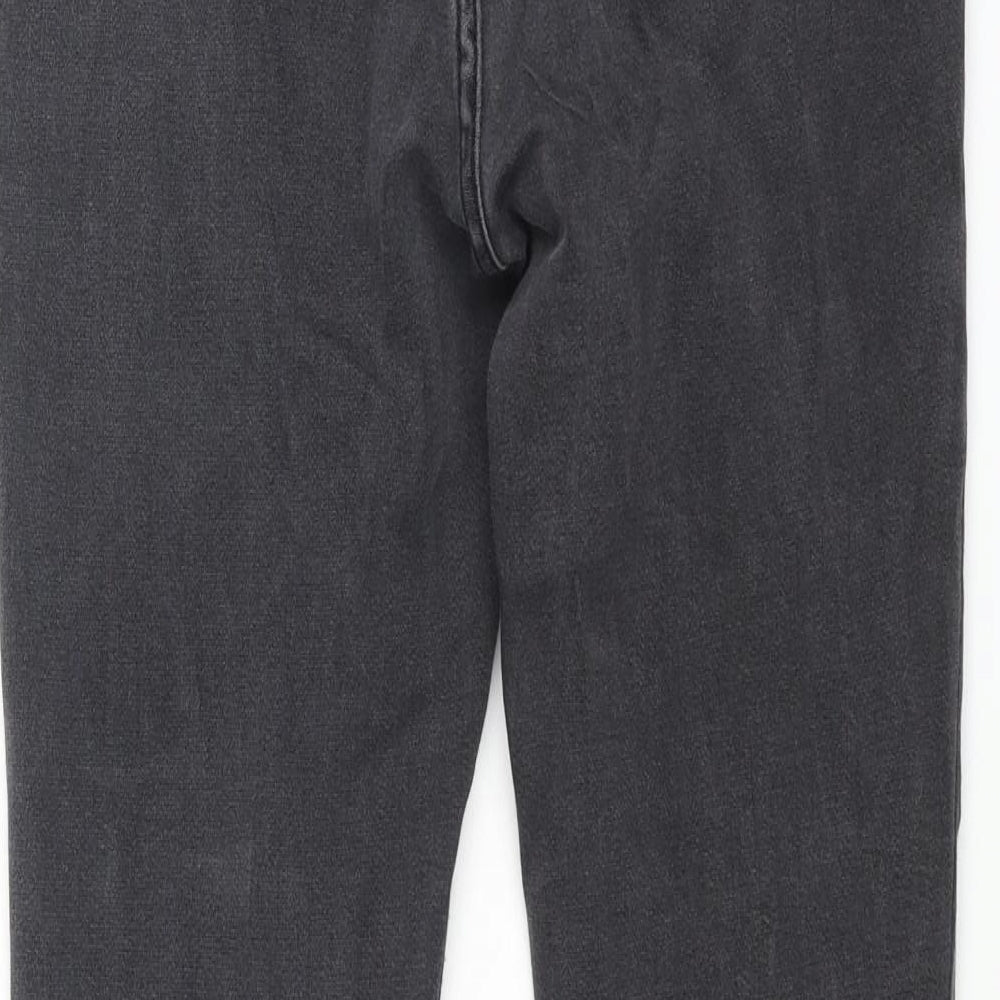 Daily Ritual Womens Grey Cotton Skinny Jeans Size 28 in L28 in Regular Zip