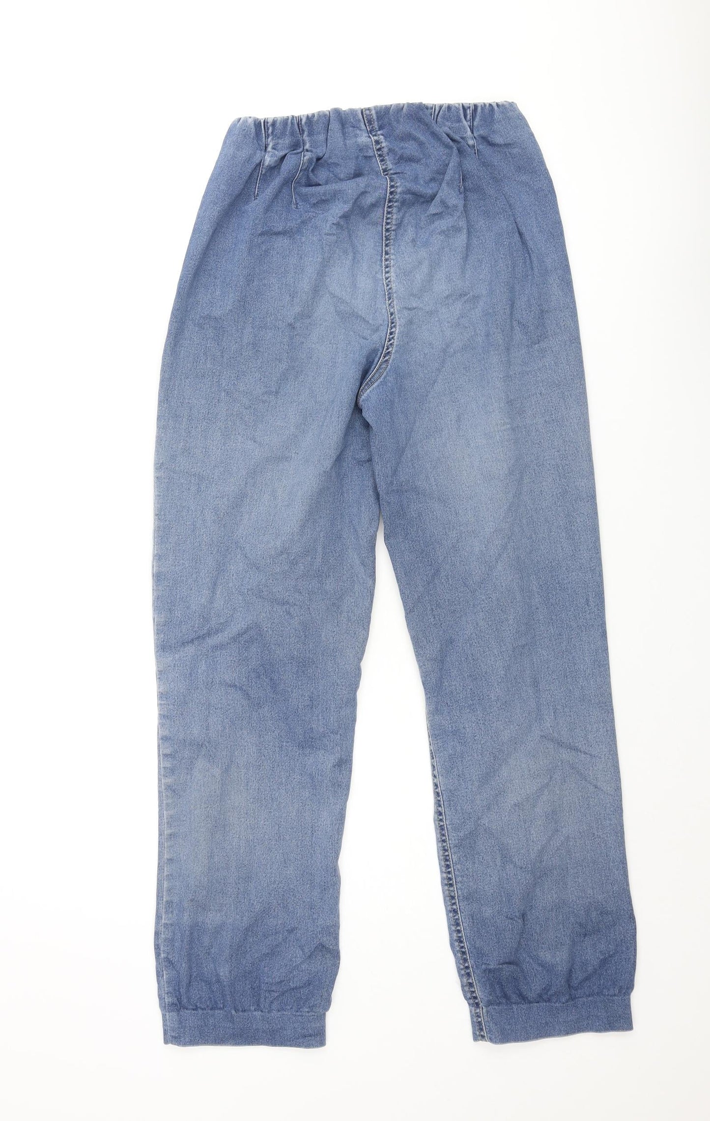 Lourie Womens Blue Cotton Tapered Jeans Size 10 L28 in Regular