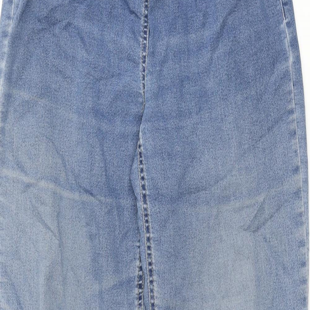 Lourie Womens Blue Cotton Tapered Jeans Size 10 L28 in Regular