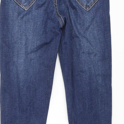 Dorothy Perkins Womens Blue Cotton Skinny Jeans Size 10 L28 in Regular Zip