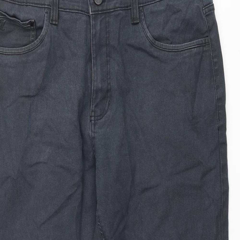 English Laundry Mens Blue Cotton Straight Jeans Size 36 in L30 in Regular Zip