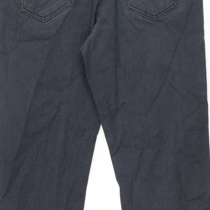 English Laundry Mens Blue Cotton Straight Jeans Size 36 in L30 in Regular Zip