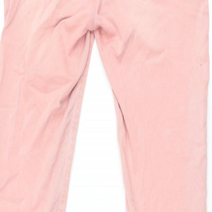 ASOS Womens Pink Cotton Skinny Jeans Size 12 L32 in Regular