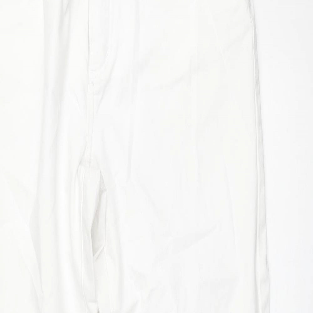 Womens UK Size 34 in Amazing Woman Regular Fit Flared White Jeans