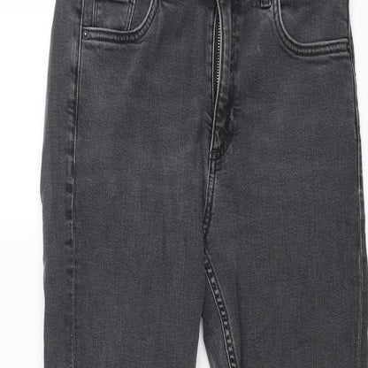 & Other Stories Womens Grey Cotton Skinny Jeans Size 26 in L26 in Regular Zip
