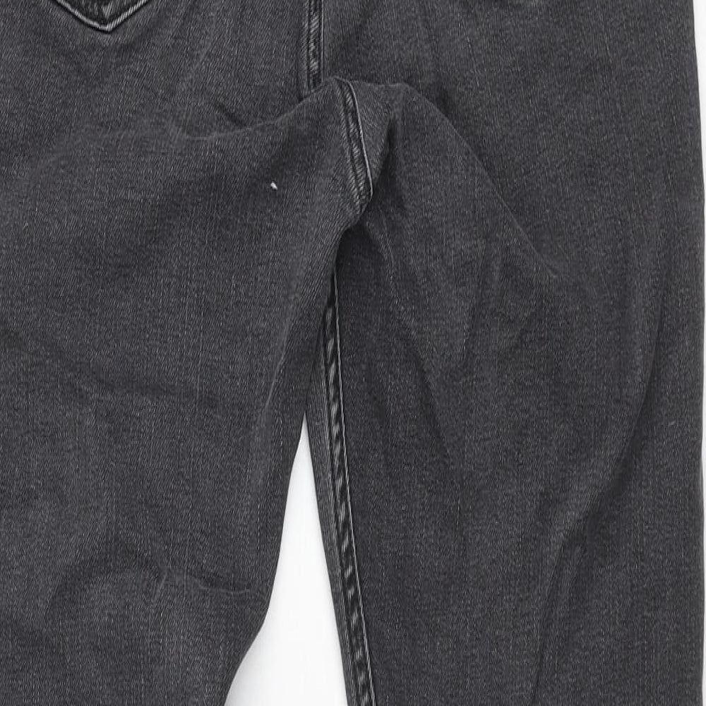& Other Stories Womens Grey Cotton Skinny Jeans Size 26 in L26 in Regular Zip