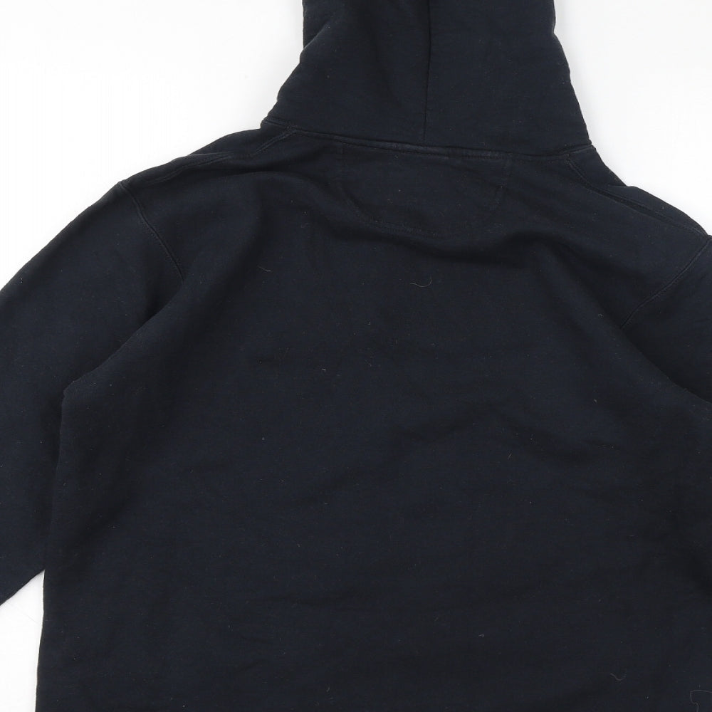 Fort Company Womens Black Cotton Pullover Hoodie Size M Pullover - Moon, Blossom